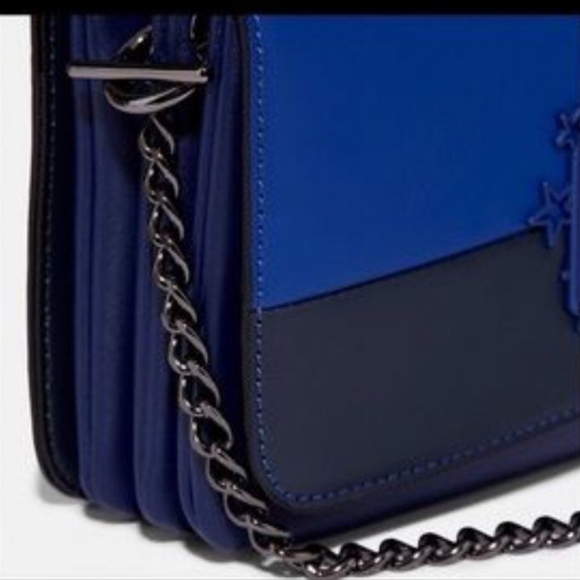 Crossbody blue dress bag - Picture 4 of 8